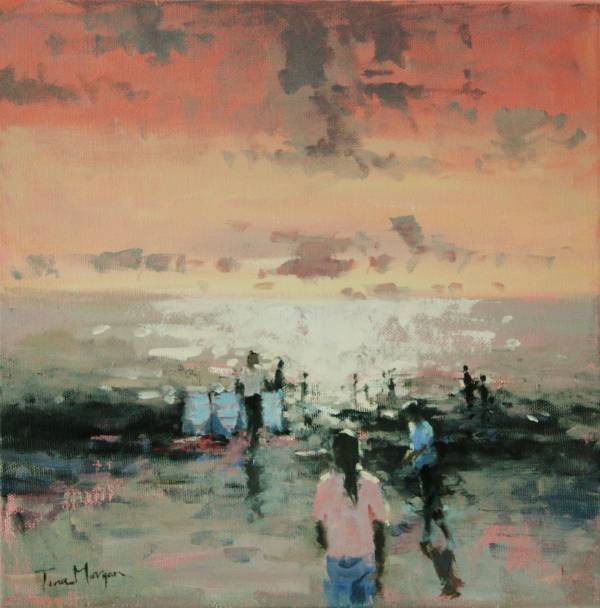 - Oil on Canvas, Painting by Tina Morgan, measuring 29 x 30 cm (H x W) framed at 51 x 51 cm £995